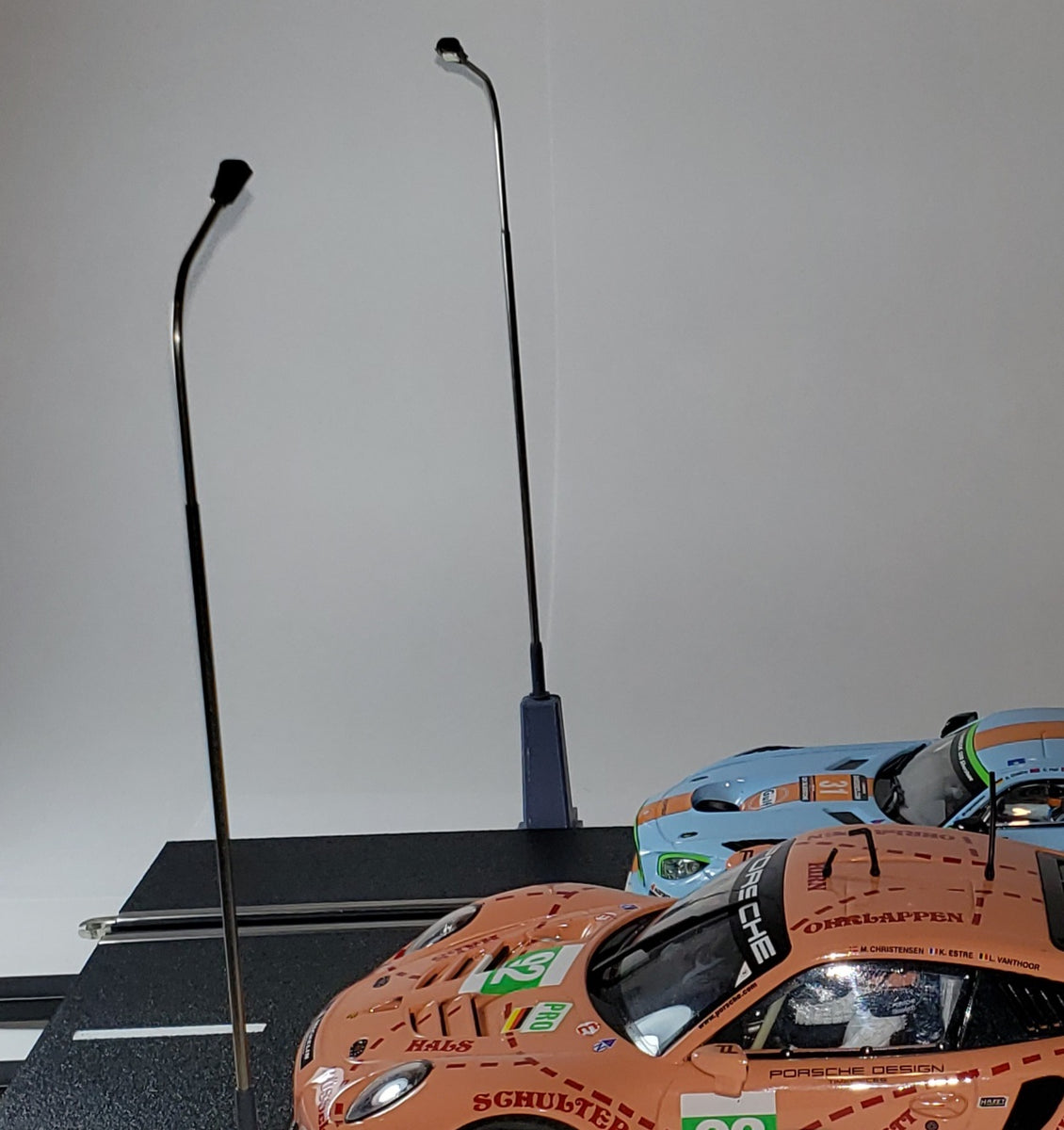 Street Lights for Carrera D132/124/Evo Tracks, version 2 LED, (tapered – Slot  Car Mancave