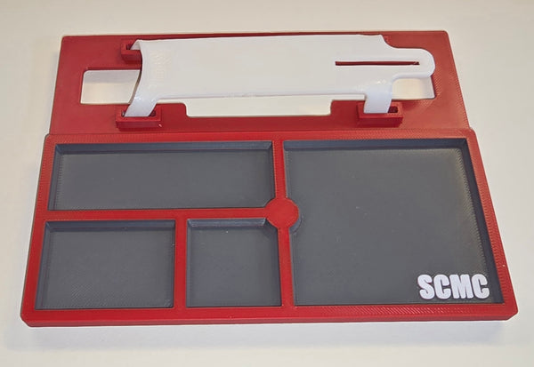 Magnetic Parts Tray with Slot Car Stand - NEW 2025 Edition!