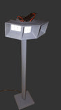 NEW! Version 2 - 2025 - Track Flood Light with Power Supply - 6 Designs Available!