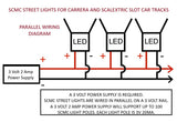 *NEW PRODUCT* Safety Cone Style Street Lights for Carrera D132/D124/Evo Slot Car Tracks