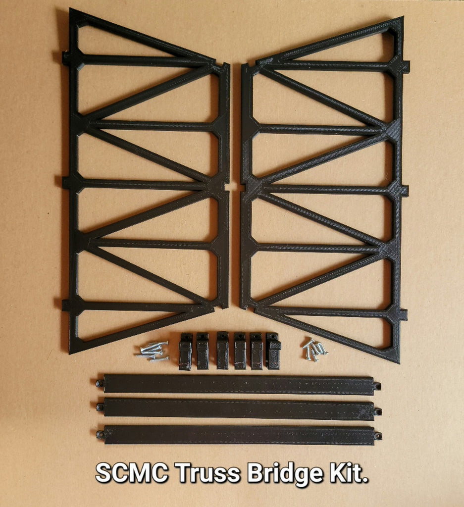 SCMC Truss Bridge Kit for Carrera and Scalextric Tracks – Slot Car Mancave