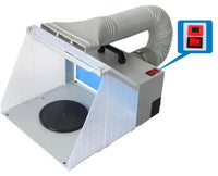 LED Portable Spray Booth with Bonus Exhaust Vent